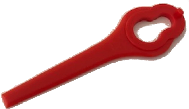 Plastic Blades (Red) for Aldi Ferrex trimmers / mowers - 10 Pack (image for) Plastic Blades (Red) for Aldi Ferrex trimmers / mowers - 10 Pack