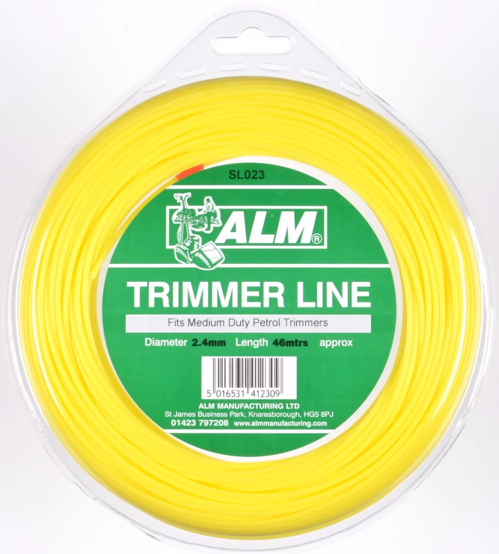 2.4mm x 43m - Yellow Round Trimmer Line - 1/4 kg Pack (image for) 2.4mm x 43m - Yellow Round Trimmer Line - 1/4 kg Pack