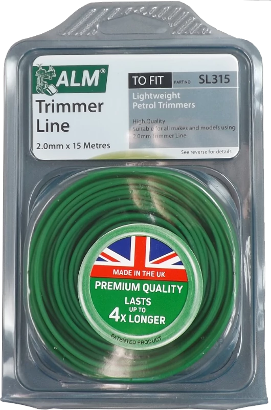 2mm x 15m Round trimmer line (Green) (image for) 2mm x 15m Round trimmer line (Green)