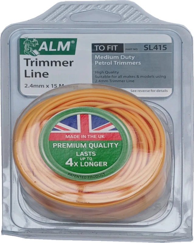 2.4mm x 15m - Yellow Round Trimmer Line (image for) 2.4mm x 15m - Yellow Round Trimmer Line